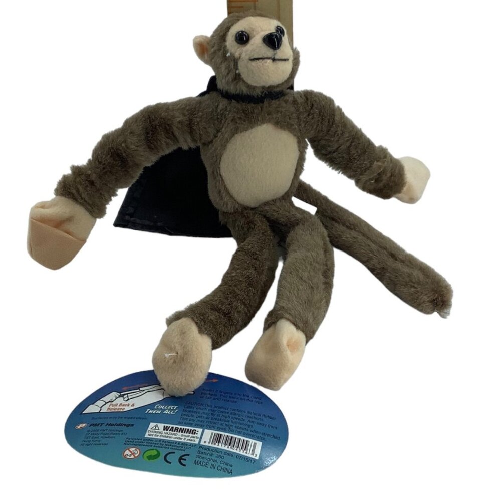 Flingshot Flying‎ Monkey Plush Toy 10" Cape Screaming Sound PMT Holdings